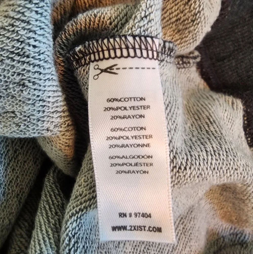 2xist Jogger Sweatpants in Marled Charcoal Size M